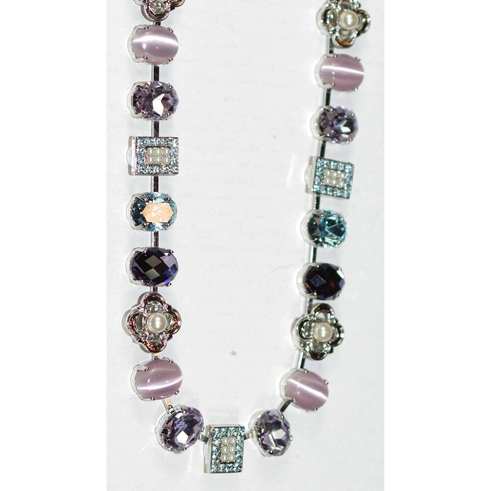 NEW MARIANA women's moon necklace in purple